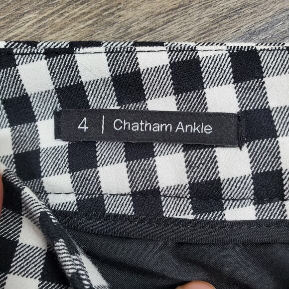 Talbots Women Chatham Ankle Pants Sunrise Gingham Size 4 Casual Preppy - Picture 7 of 10